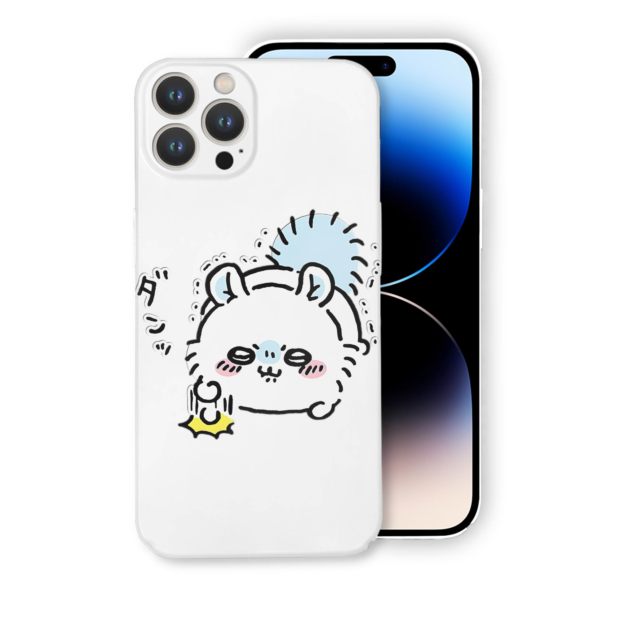 （画像用） ちいかわ モモンガ Chii-kawa Momonga 【iPhone 14シリーズ対応】ハードケース